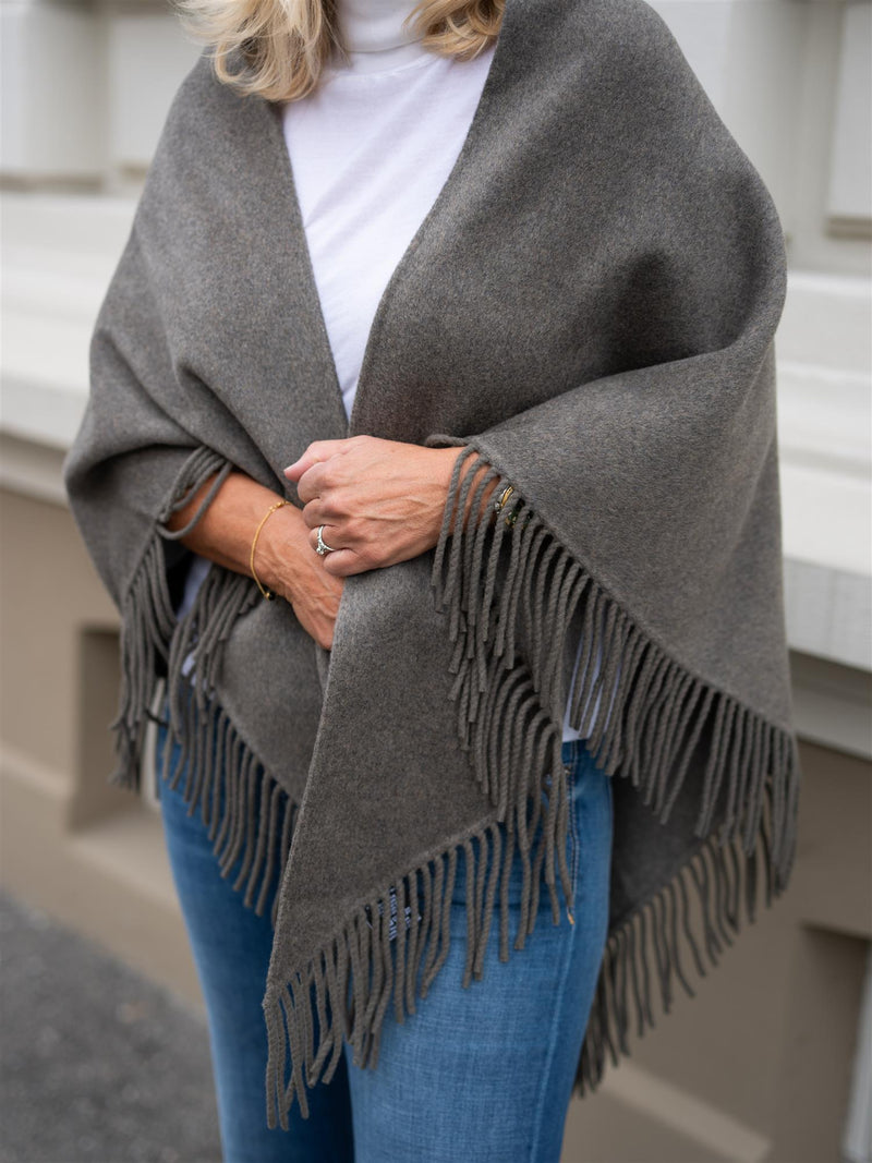 Christian Aks Alba Wool Scarf Wood