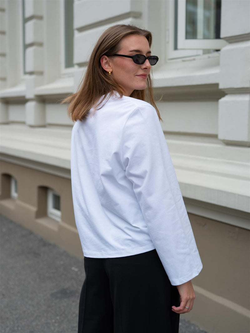 Stylein Joyce Long Sleeve Top White