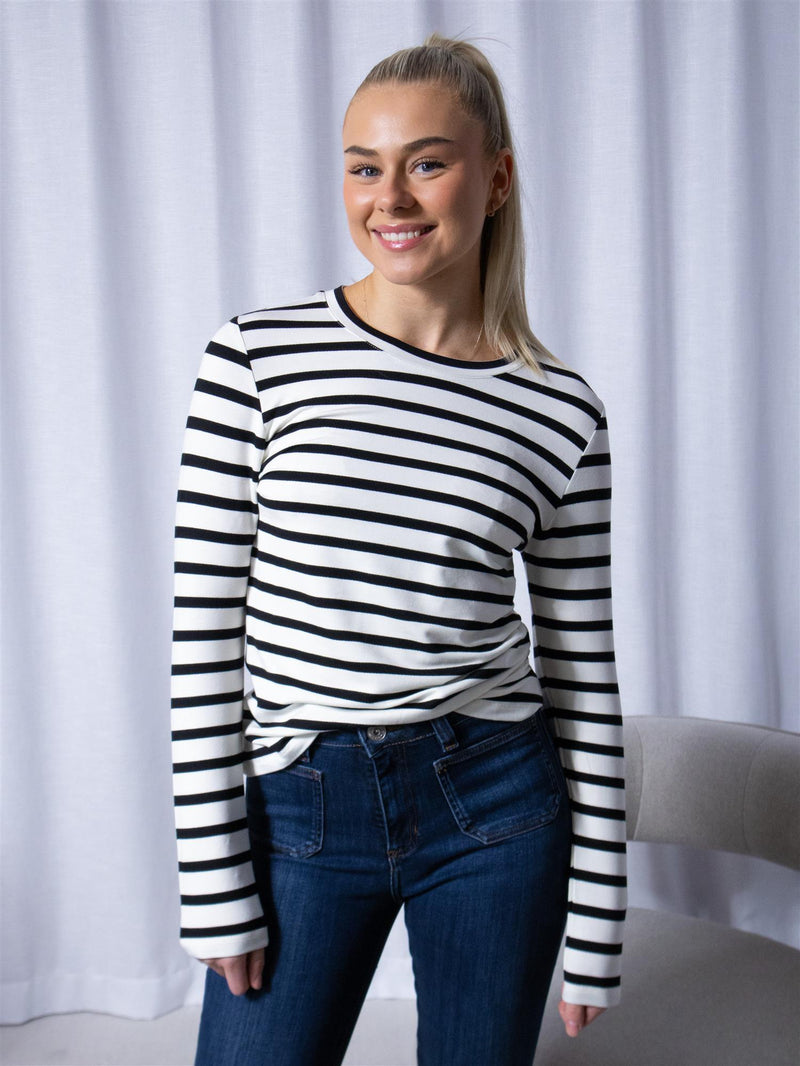 Stylein Canvey Top White Striped