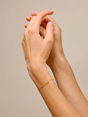 Enamel Beaded Chain Bracelet