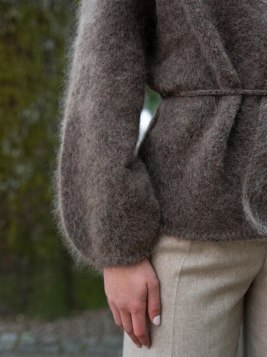 Ella&il Fredrikke Chunky Cardigan Brown