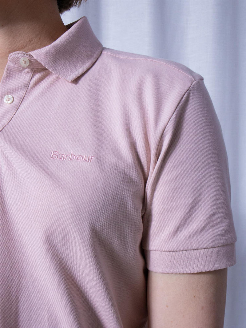 Barbour Bowford Polo Top Primerose Pink