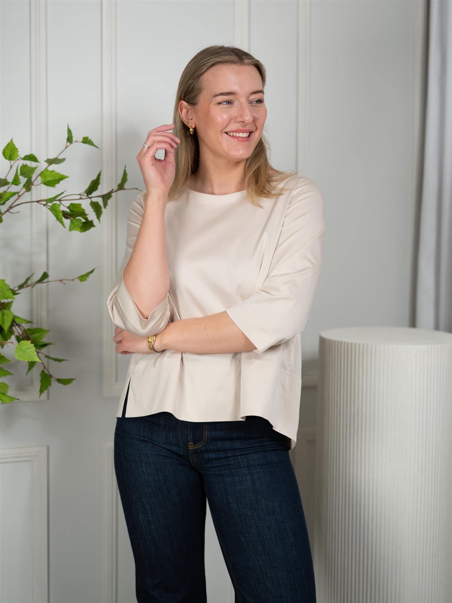 Angoor Sophie Top Sand