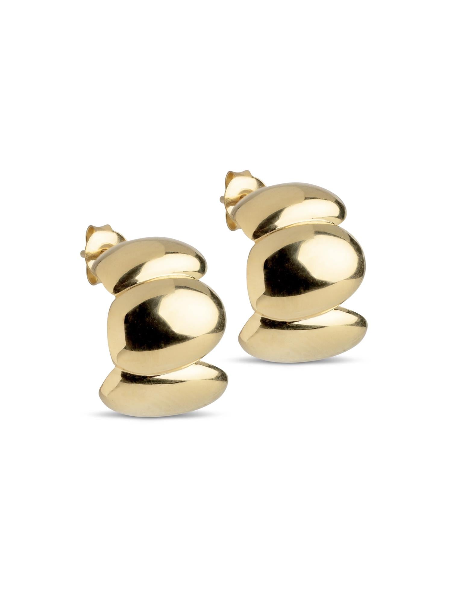 Enamel Melia Chunky Hoops
