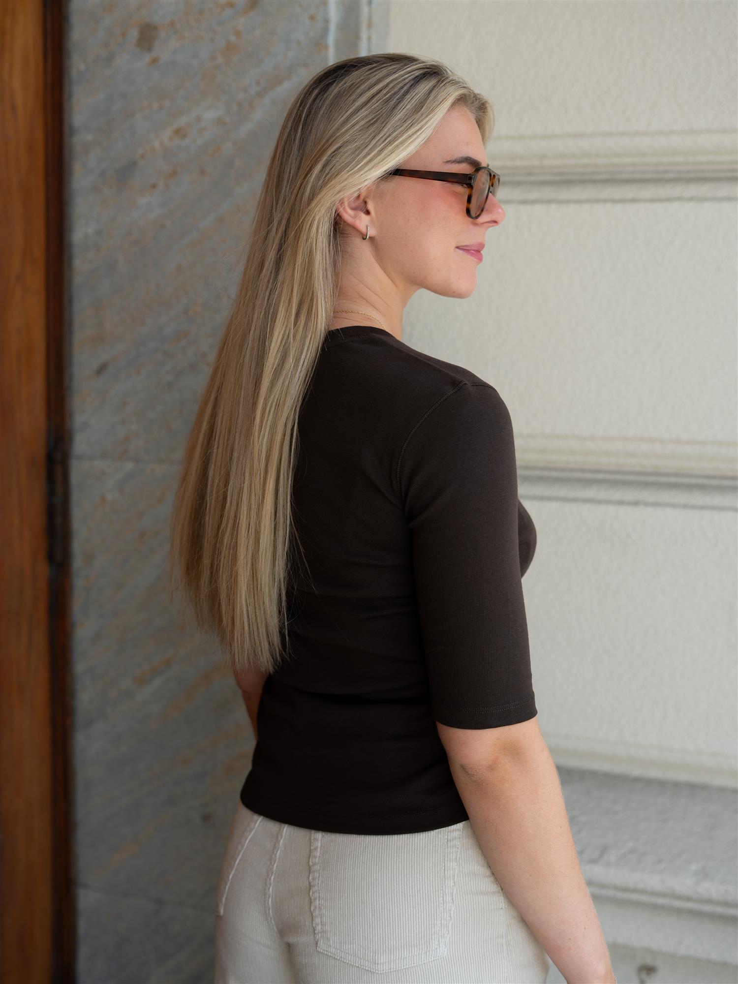 MMMali O-Neck3/4 Sleeve Tee Delicioso