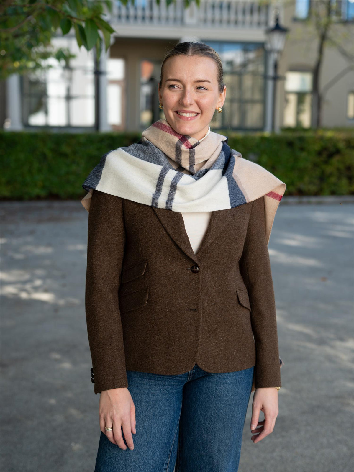 Rosefield Scarf Brown