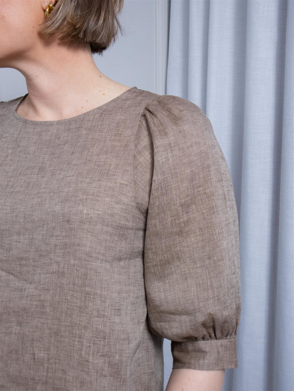Stenströms Carmen Blouse Light Brown