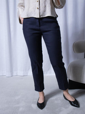 Cambio Krystal Summer Linen Black Blue