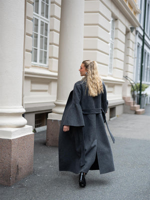 Ella&il Juli Coat Dark Grey