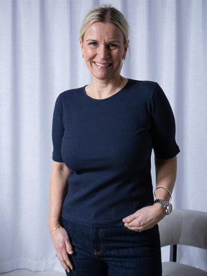 Bitte Kai Rand Naibu Rib Blouse Dark Midnight