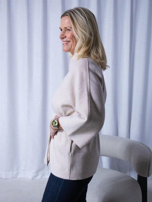 Christian Aks Akiko Wool Jacket Sand
