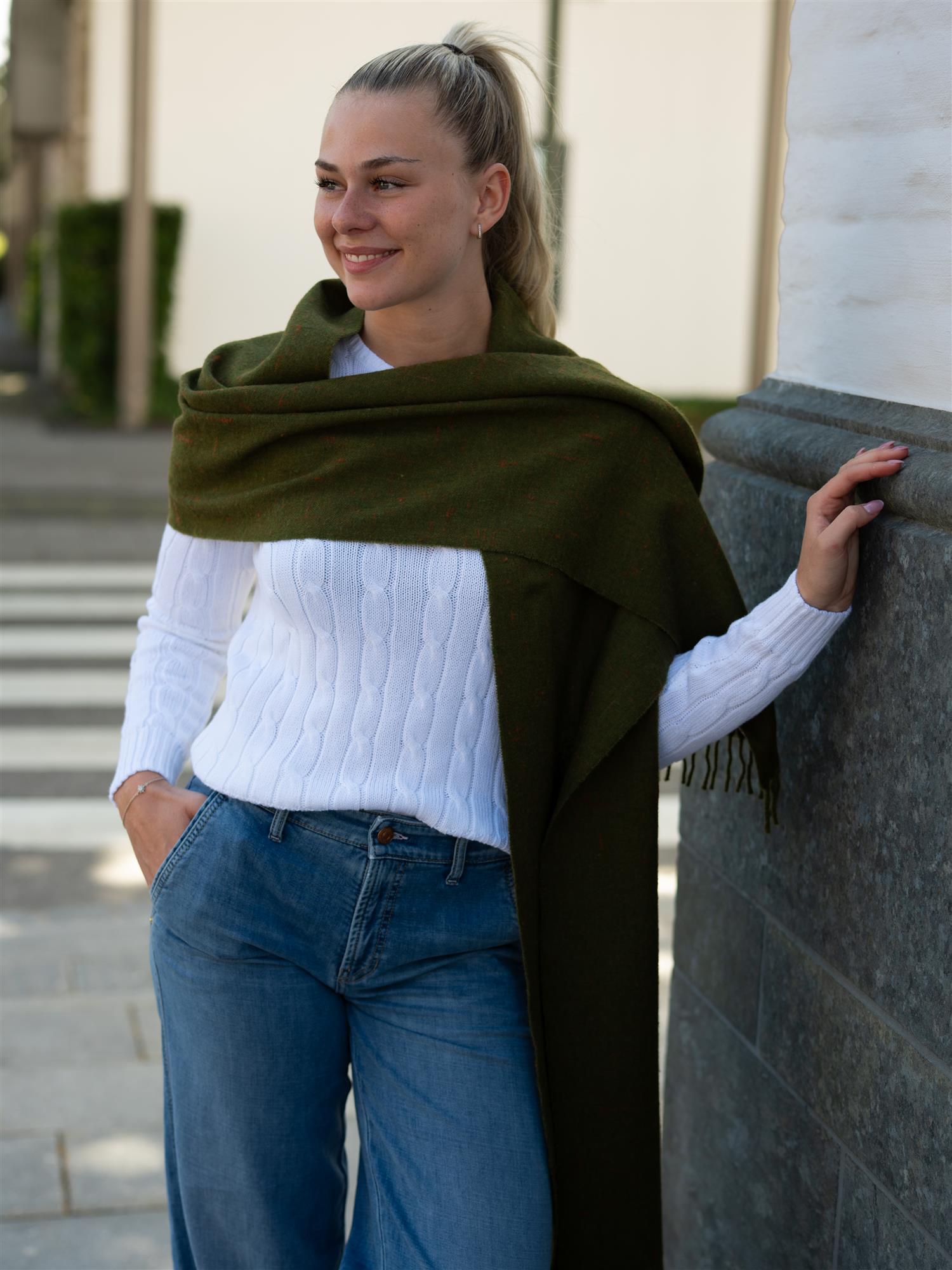 Jeanerica Sam scarf Green