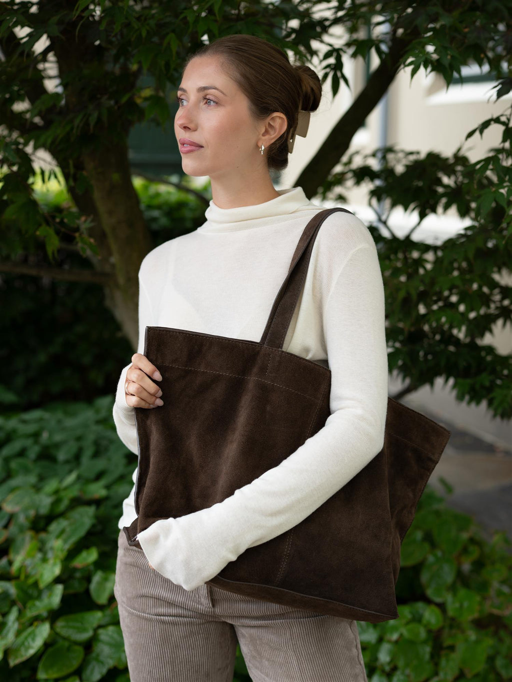 Beck Söndergaard Suede Aubrey Bag Hot Fudge Brown