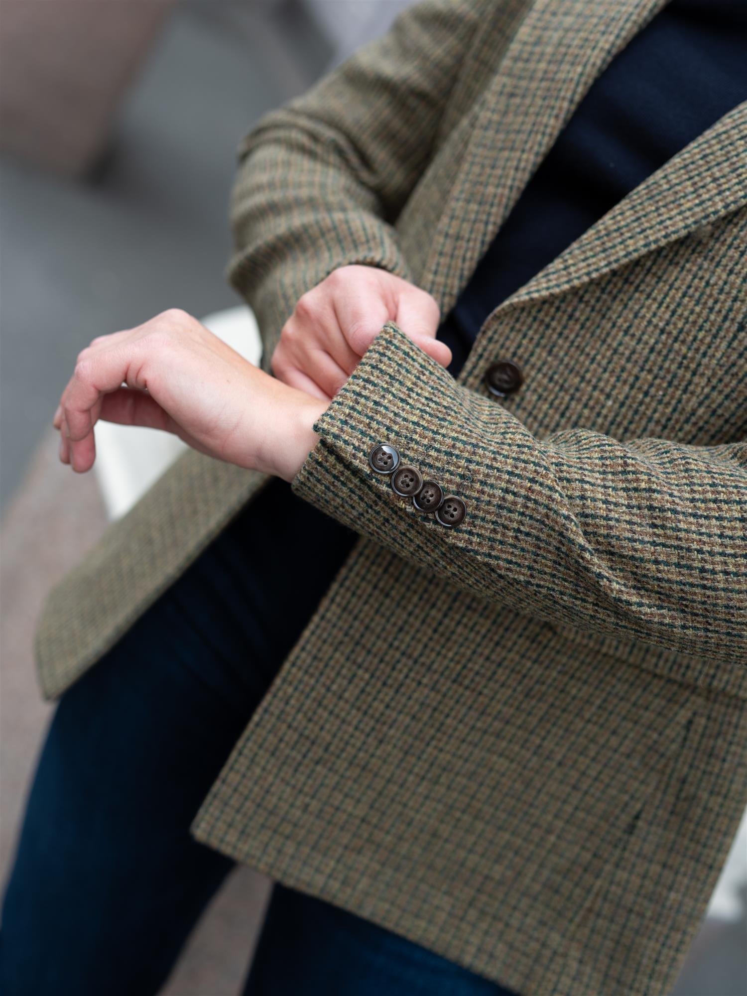 Brook Houndstooth Blazer
