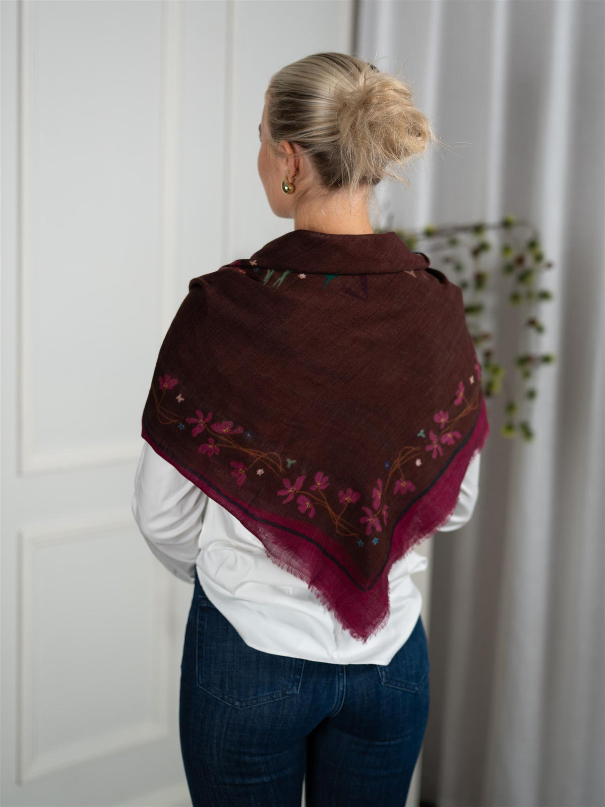 Guafiore Siw Scarf Hot Fudge Brown
