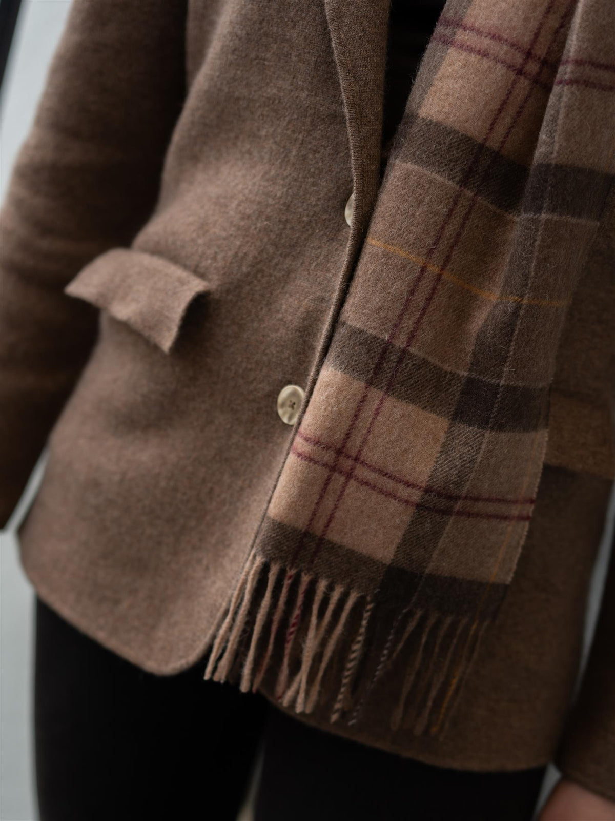 Barbour Scarf Muted Tartan