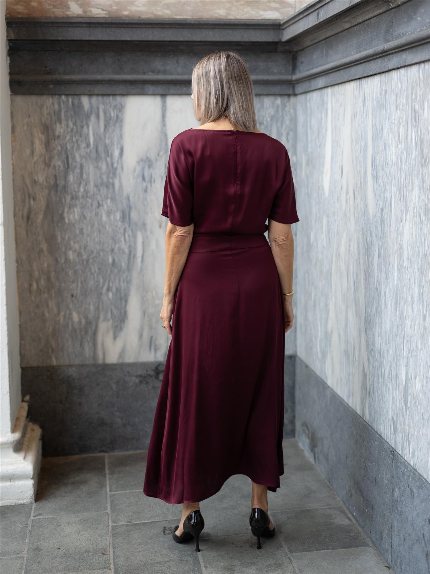 Stenströms Jessa Dress Dark Red