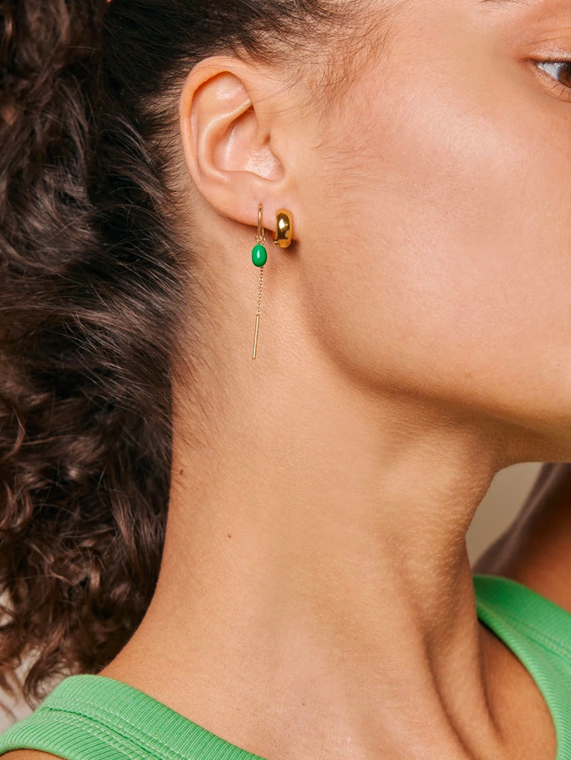 Enamel Classic Wide Hoops