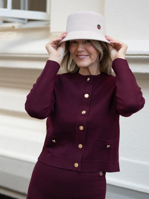 Busnel Tina Felted Bucket Hat Fudge