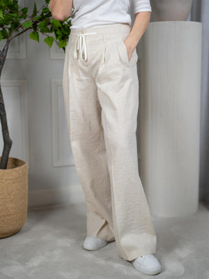 Cambio Addison Pinstripe Cream