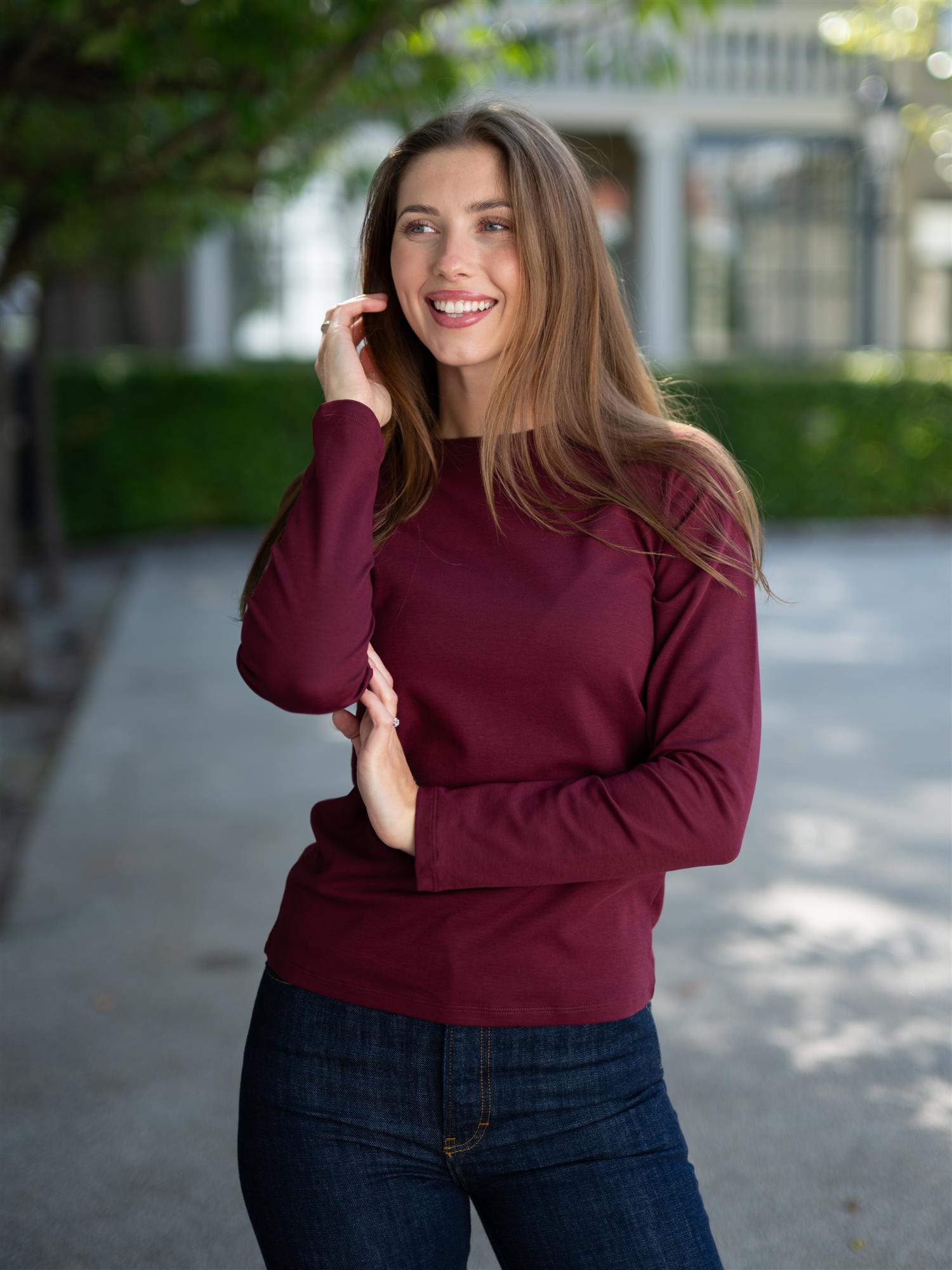 Andrea Longsleeve Plum