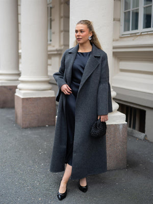 Ella&il Juli Coat Dark Grey