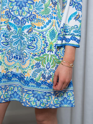 Hale Bob Aila Midi Dress Blue