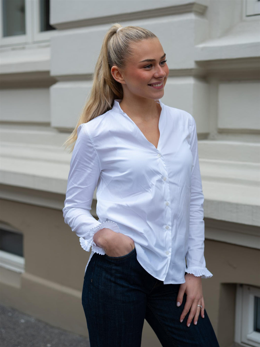 Mos Mosh Hassie Pleat Shirt