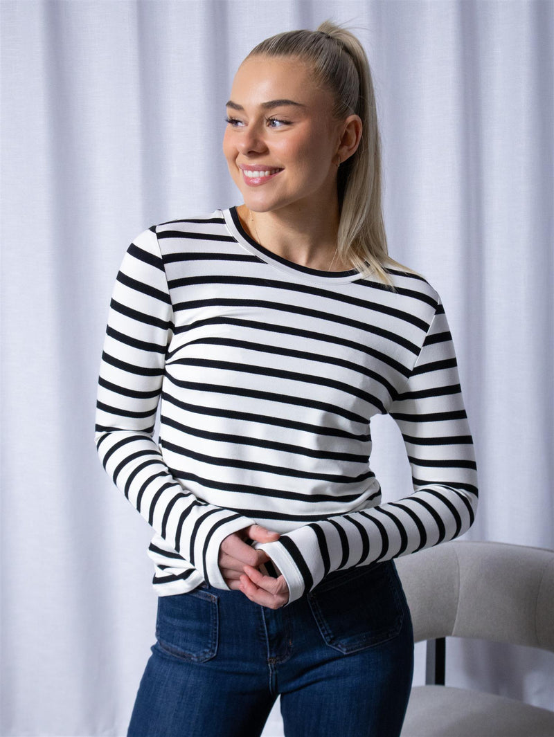 Stylein Canvey Top White Striped