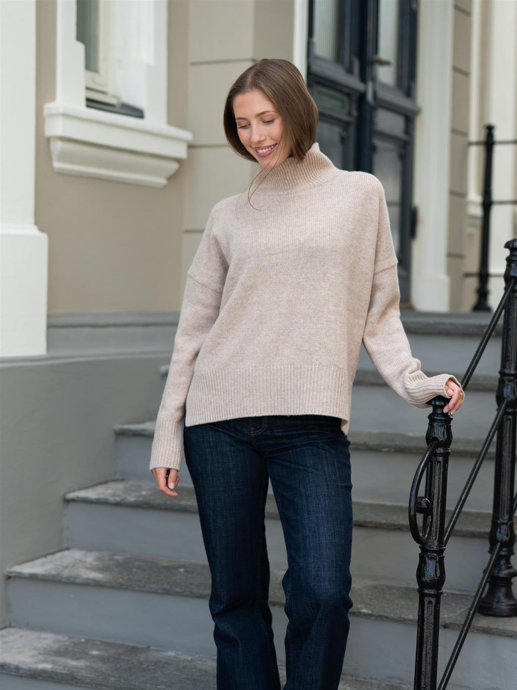 Dear Dharma Ida Sweater Beige