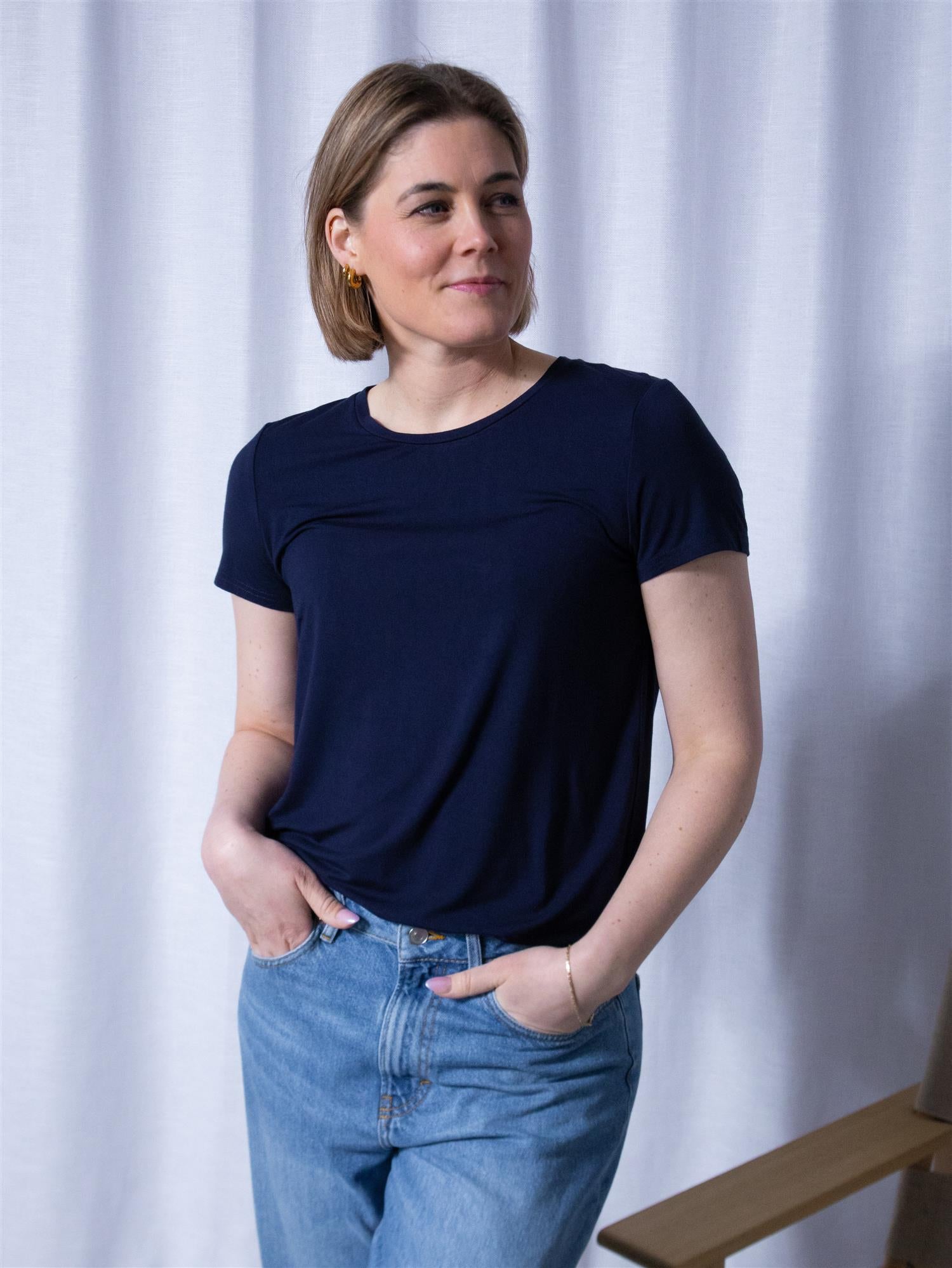 Riccovero Basic Tee Navy