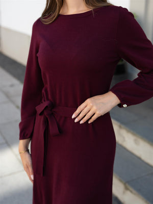 Busnel Eden Dress Bordeaux