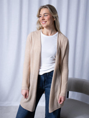 Dear Dharma Breeze Cardi Beige Melange