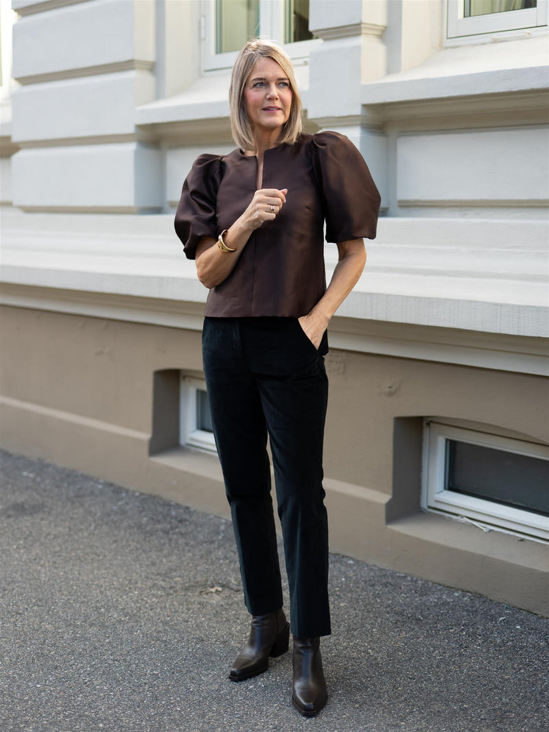 Camilla Pihl Maeve Blouse Dark Brown