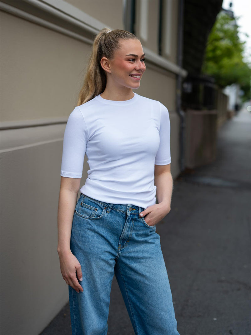 Julie Josephine Marianne Rib tee White