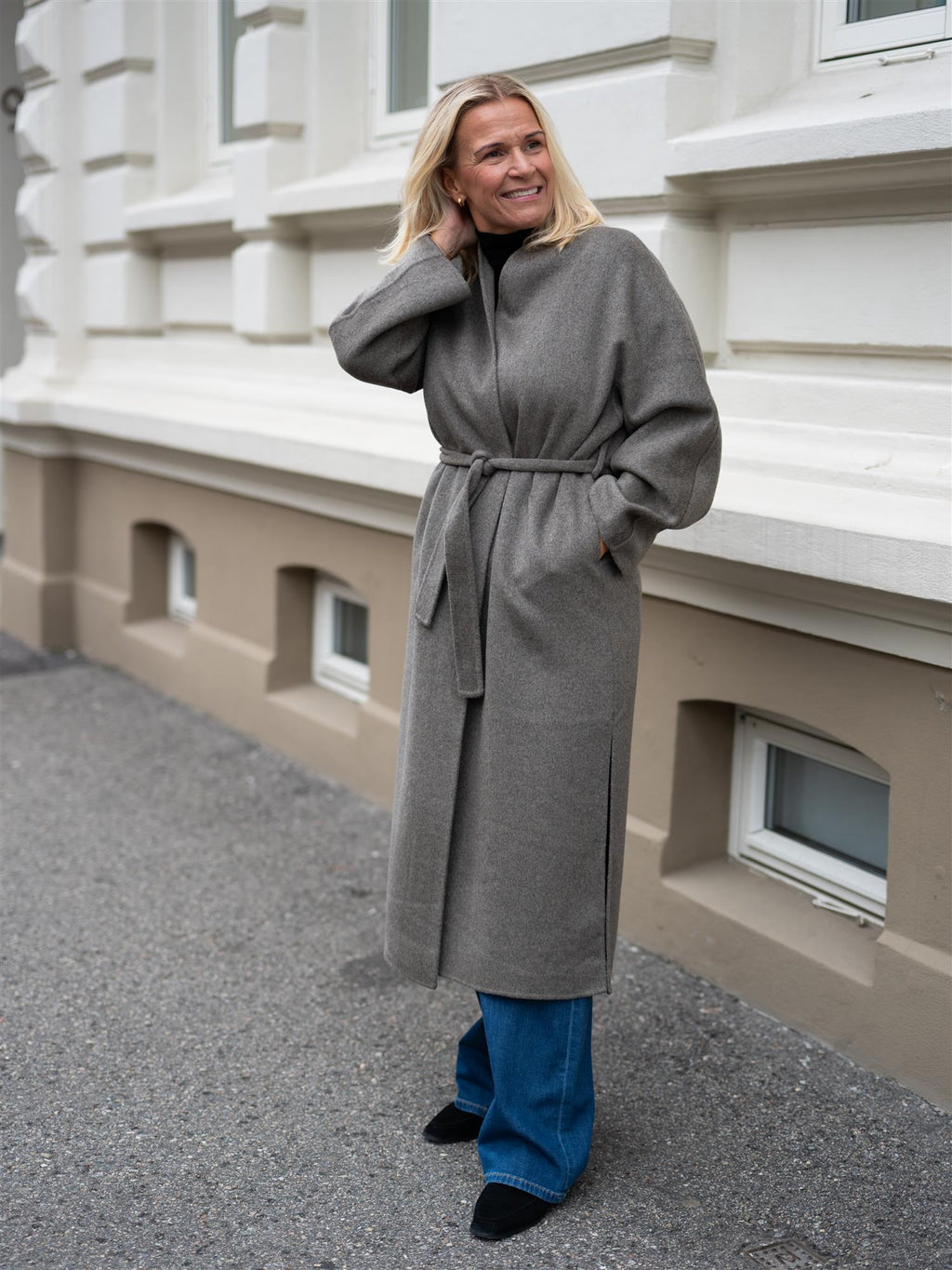 Christian Aks Petra Wool Coat Wood