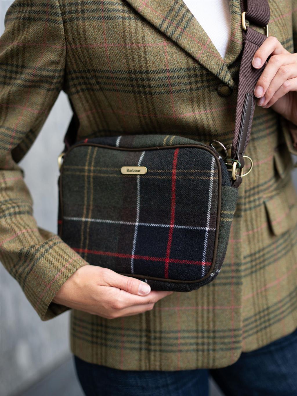 Barbour Culross Crossbody Bag Olive