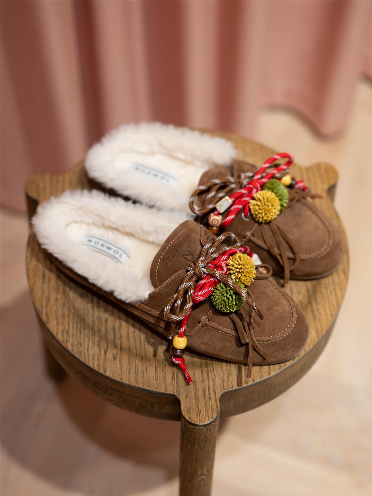 Coco Fur Tan Suede