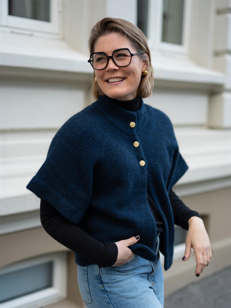 Busnel Vilanie Cardigan Darkblue Melange