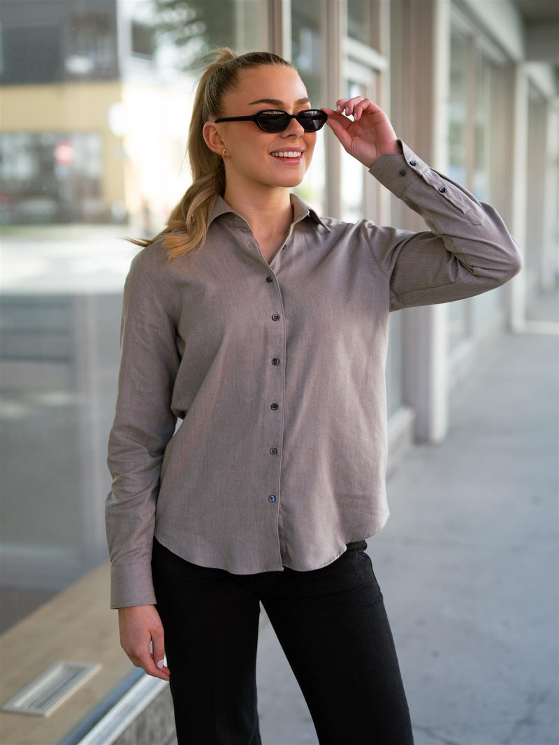 Stenströms Siri Shirt Light Brown
