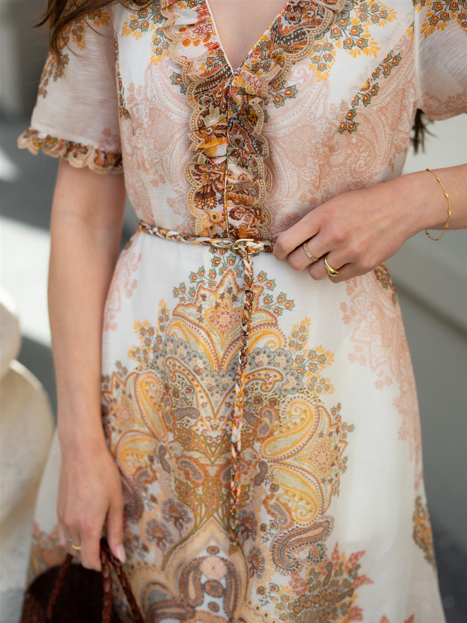 Hale Bob Micah Dress Ivory