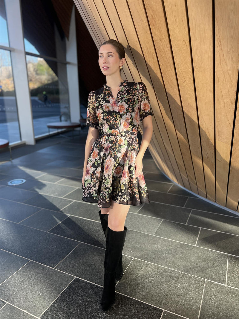 Hale Bob Haley Short Dress Black