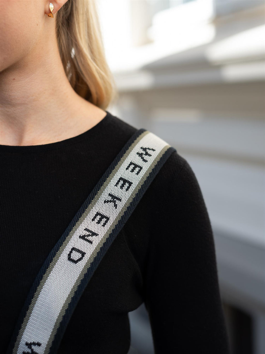 Mos Mosh Bouch O-neck Knit Black