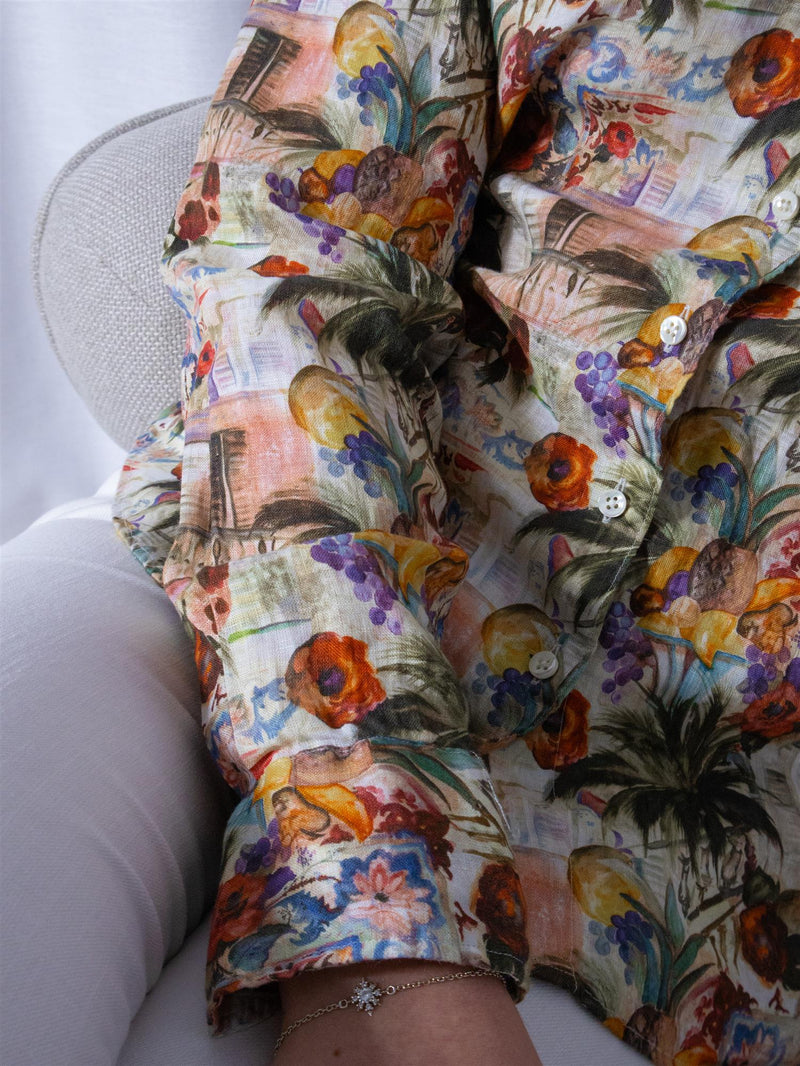 Stenströms Siri Shirt Pink Pattern
