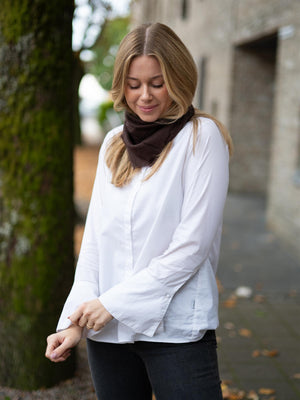 Beck Söndergaard Cashma Small Scarf Hot Fudge Brown
