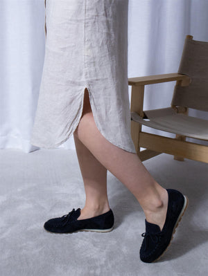 Gant Reg Linen SS Shirt Dress Dry Sand