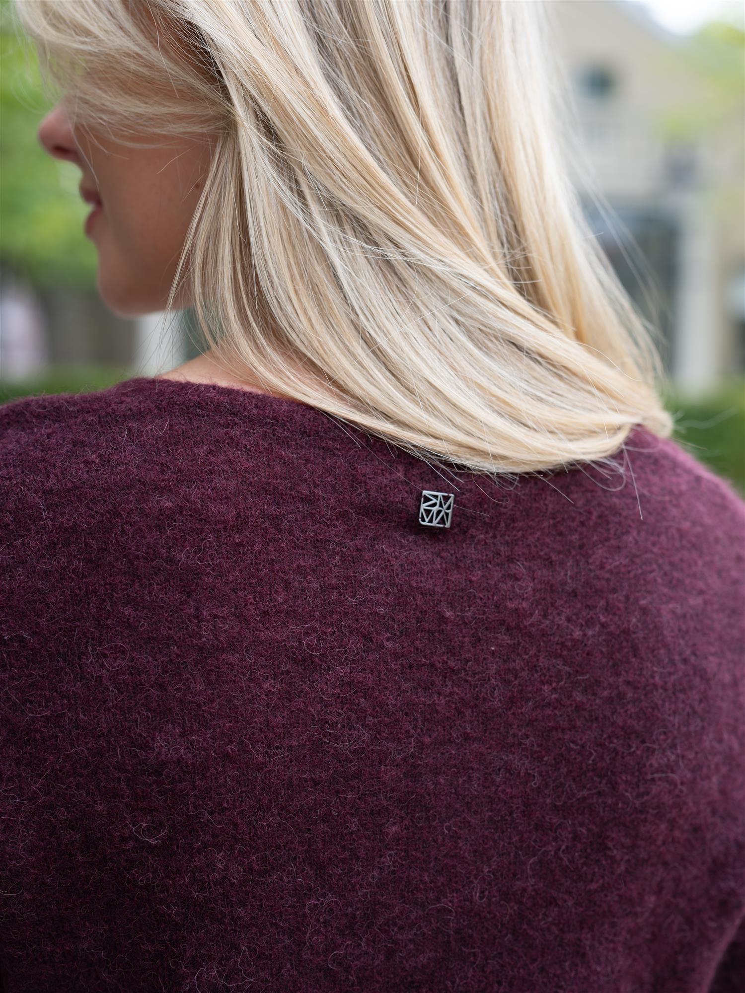 MMMape Sophia V-Neck Knit Port Royale