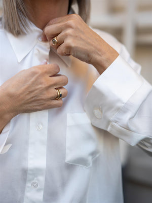 Sand Matt Blouse Nepeta Offwhite