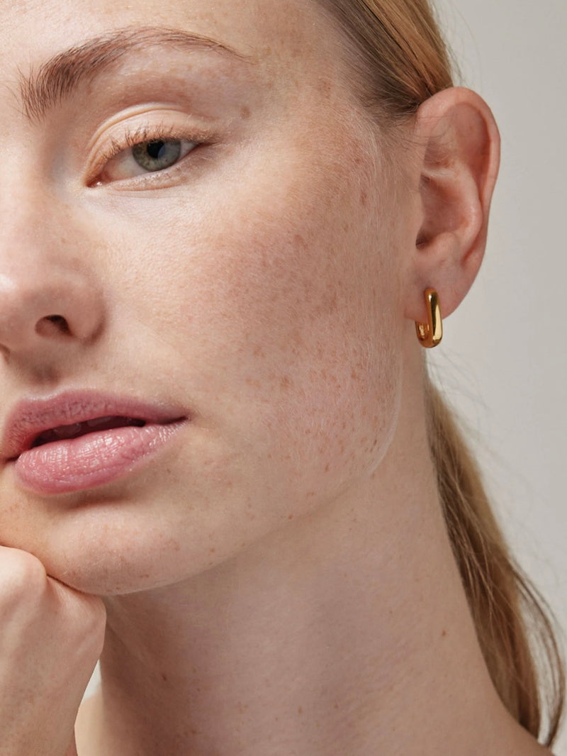 Enamel Hoops Square 15mm