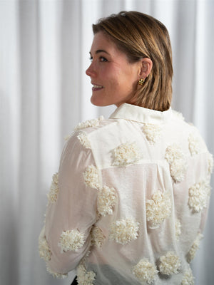 ONE and OTHER Mina Shirt Winter White